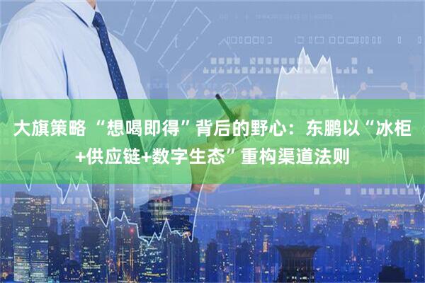 大旗策略 “想喝即得”背后的野心：东鹏以“冰柜+供应链+数字生态”重构渠道法则