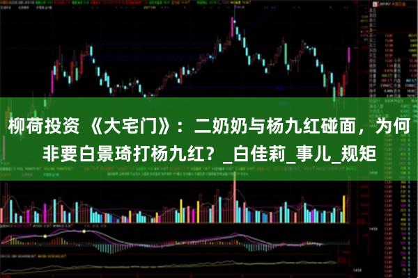 柳荷投资 《大宅门》：二奶奶与杨九红碰面，为何非要白景琦打杨九红？_白佳莉_事儿_规矩