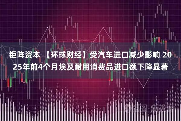 钜阵资本 【环球财经】受汽车进口减少影响 2025年前4个月埃及耐用消费品进口额下降显著