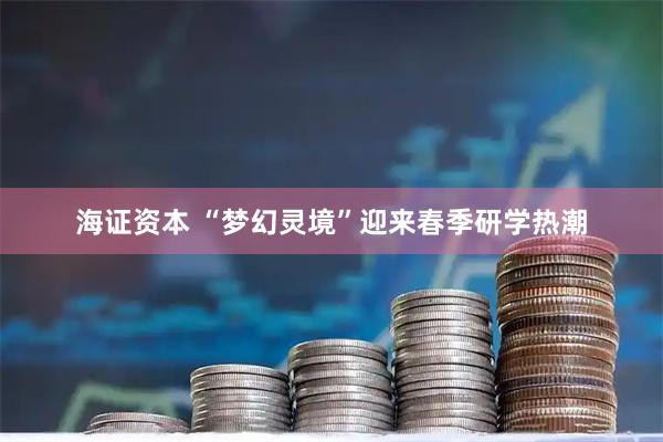 海证资本 “梦幻灵境”迎来春季研学热潮